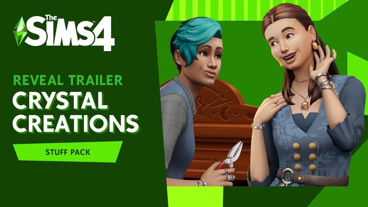 Les Sims 4 Kit d’objets Créations en cristal : trailer officiel