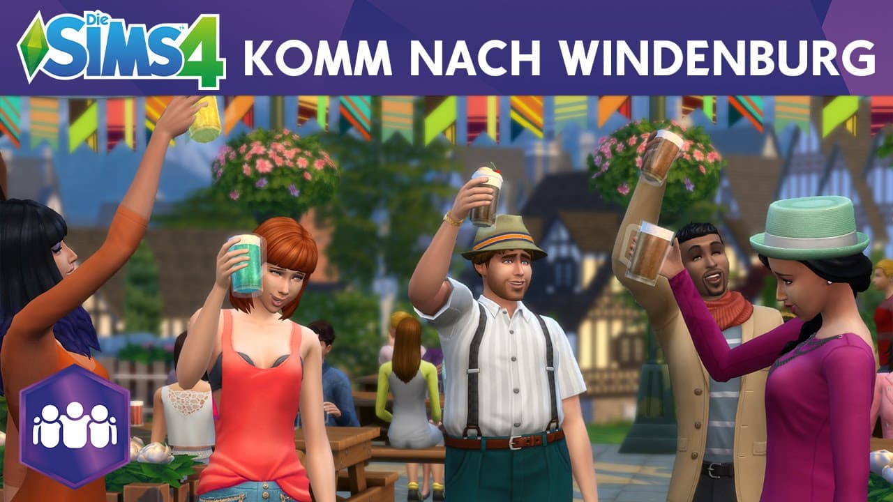 Die Sims 4 Zeit für Freunde: Komm nach Windenburg!