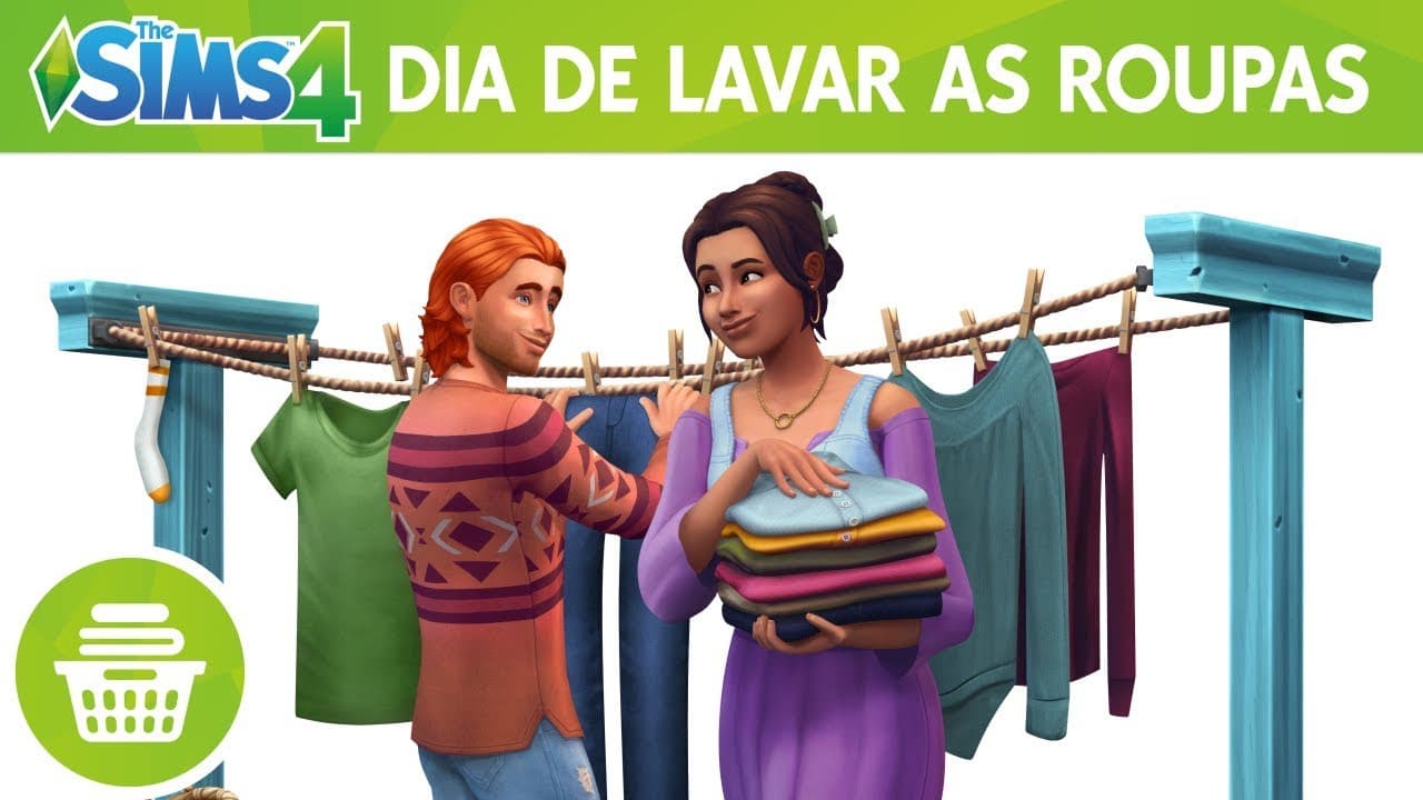 The Sims 4 Dia de Lavar as Roupas Coleção de Objetos: Trailer Oficial