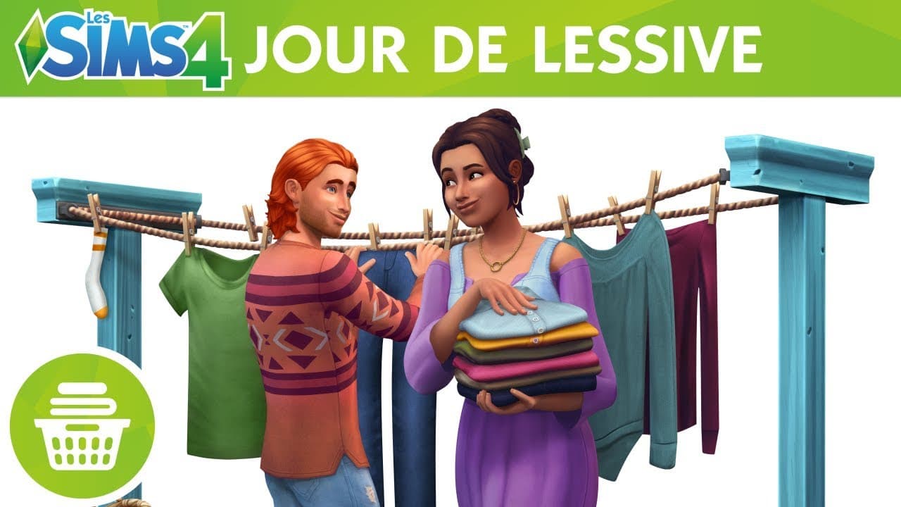 Les Sims 4 Kit d'objets Jour de lessive : bande-annonce officielle
